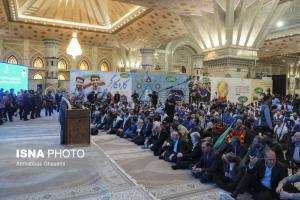 تجدید میثاق کارکنان وزارت کار با آرمان های امام خمینی(ره) +عکس