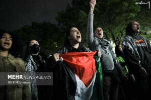 دانشگاه‌های آمریکا بوی فلسطین گرفت +عکس