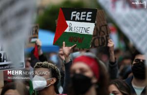 دانشگاه‌های آمریکا بوی فلسطین گرفت +عکس