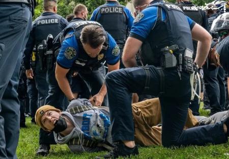 دستگیری بیش از ۶۰۰ نفر در جنبش دانشجویی ایالات متحده