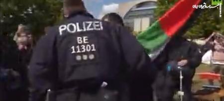 Brutal behavior of the German police with Gaza war protesters + video
