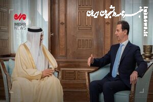  دیدار وزیر خارجه بحرین با بشار اسد پس از ۱۳ سال