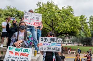 گزارش تصویری|  اعتراضات دانشجویی در دانشگاه آستین تگزاس