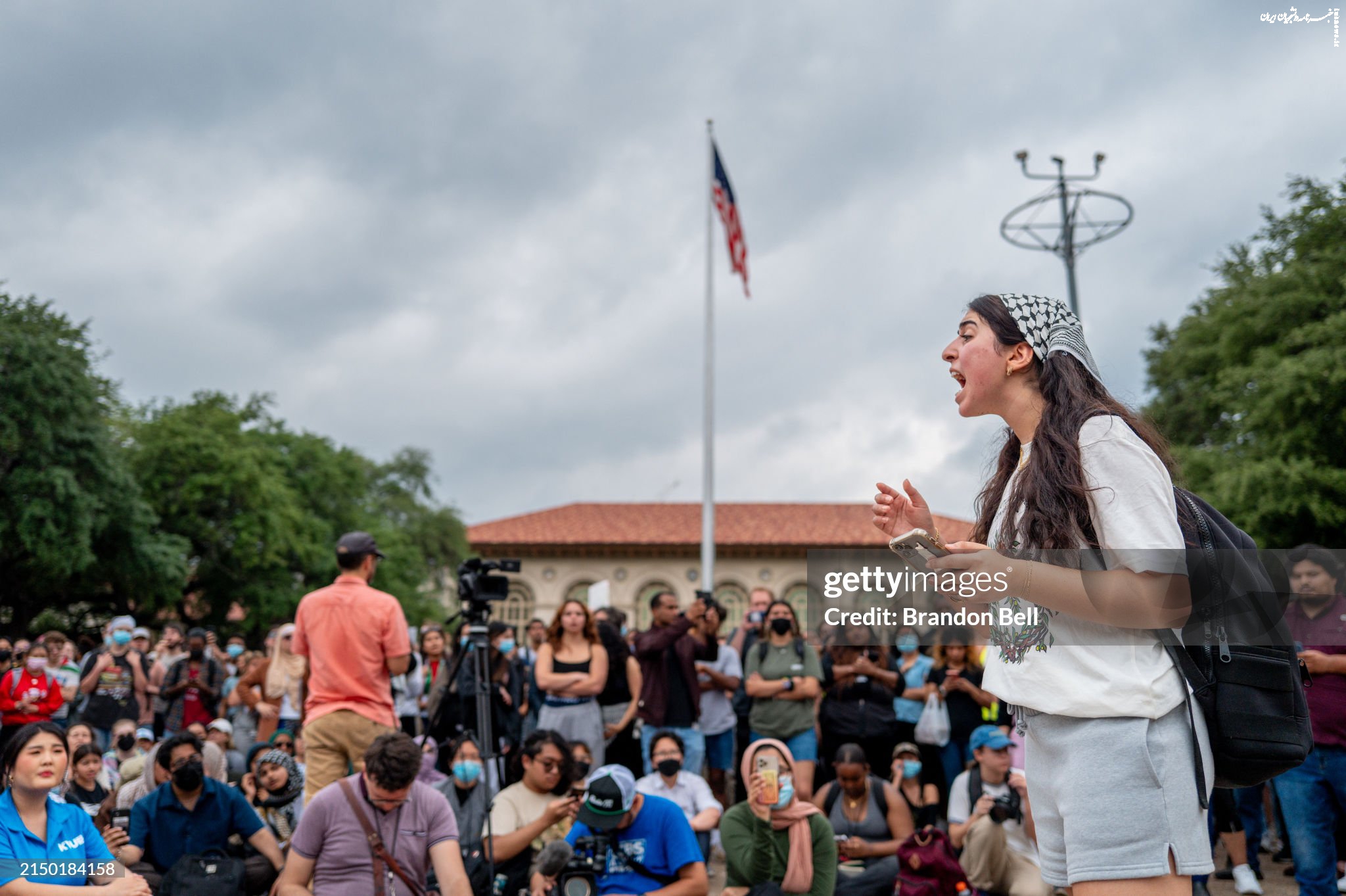 گزارش تصویری|  اعتراضات دانشجویی در دانشگاه آستین تگزاس