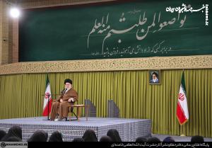 دیدار معلمان با رهبر انقلاب +عکس
