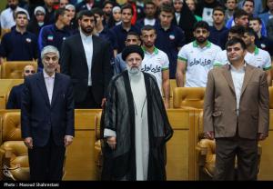 مراسم تجلیل از مدال آوران ورزش کشور با حضور رئیسی +عکس