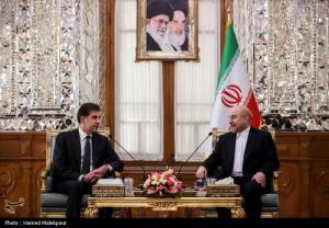 دیدار رئیس اقلیم کردستان عراق با قالیباف +عکس