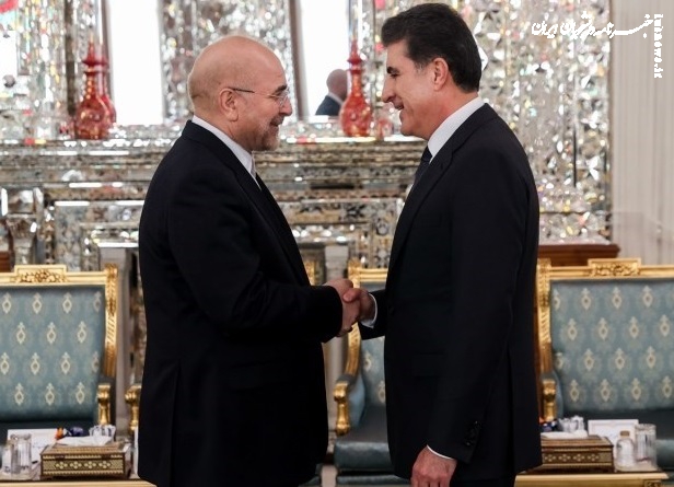 دیدار رئیس اقلیم کردستان عراق با قالیباف +عکس