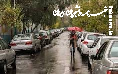  عکس/لحظه کمیاب ایجاد رنگین‌کمانِ دوقلو در آسمان تهران