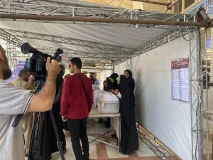 استقرار ۳ پایگاه سیار رأی‌گیری در نمایشگاه کتاب +عکس