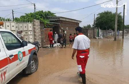 امدادرسانی به ۱۰ هزار حادثه دیده در مناطق سیل‌زده