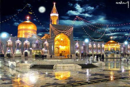 طواف جنگنده ارتش ایران برفراز گنبد منور رضوی +عکس