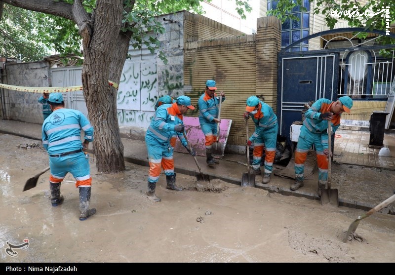  خسارات سیل در محله سیدی مشهد 