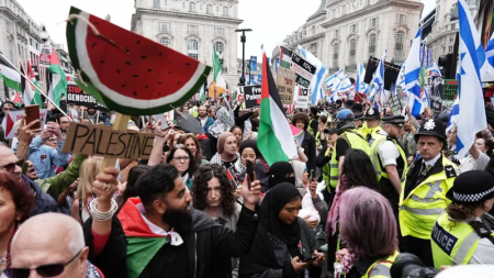 Thousands join pro-Palestinian march in London, Munich, Washington