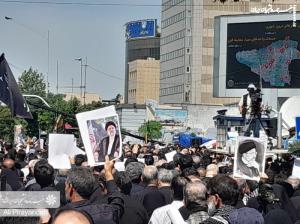 وداع باشکوه تهرانی‌ها با رئیس جمهور شهید +عکس