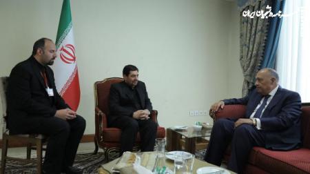 وزیر خارجه مصر در دیدار مخبر: مصر خواستار تقویت روابط با ایران است