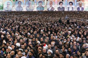 Imam Khamenei led funeral prayer for President Raisi & his esteemed companions