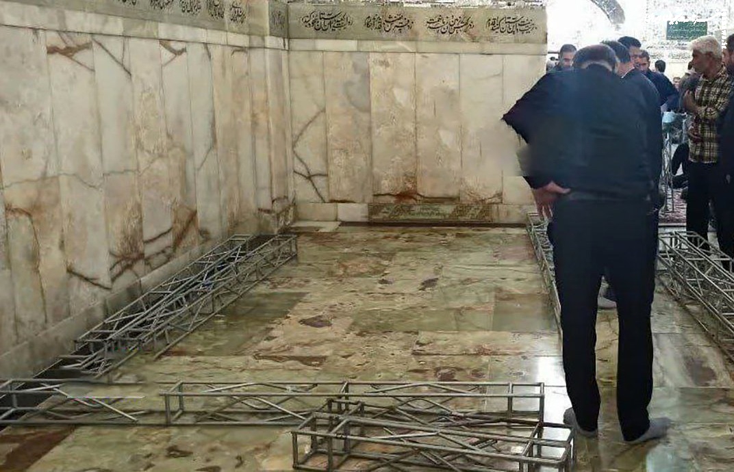 اولین تصویر از محل دفن‌شهید آیت الله رئیسی در حرم‌مطهر امام‌رضا علیه السلام