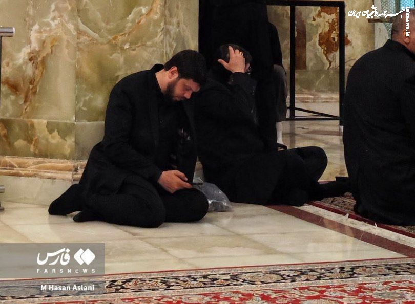 پایان شایعات با انتشار تصویر حضور محافظ شهید رئیسی در حرم امام رضا(ع)