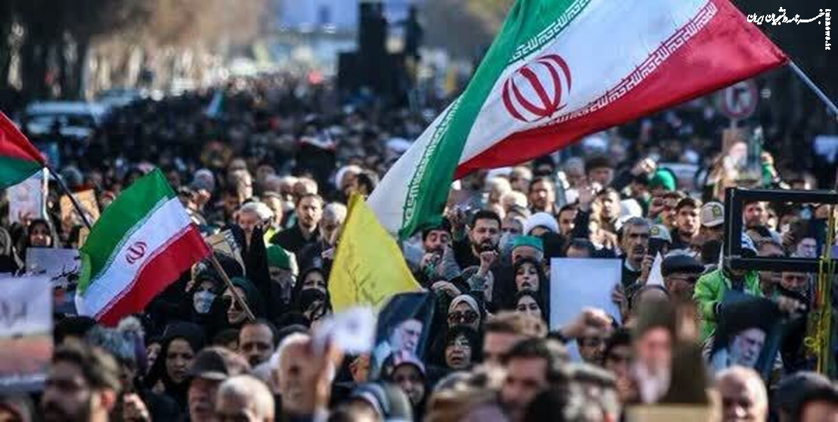 راهپیمایی نمازگزاران تهرانی در محکومیت جنایات صهیونیست‌ها در رفح