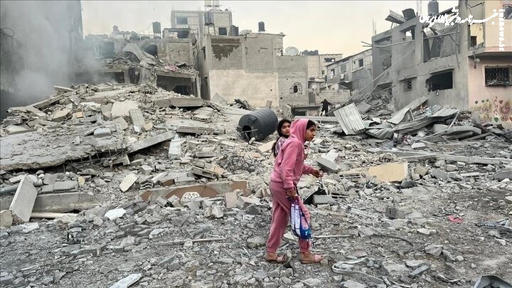 غزه به ویرانه تبدیل شده است
