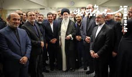 دیدار اعضای هیئت دولت سیزدهم با رهبر انقلاب