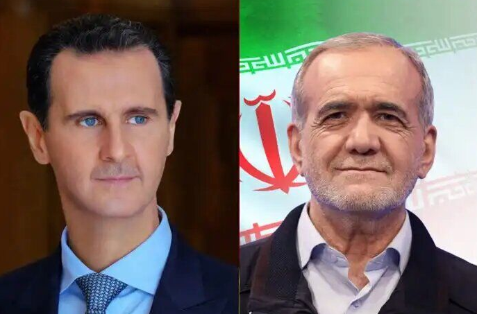 پزشکیان در گفت‌وگو با «اسد»: تقویت همکاری‌ها با سوریه سیاستی راهبردی برای ایران است