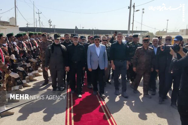 وزیران کشور ایران و عراق از پایانه مرزی شلمچه بازدید کردند