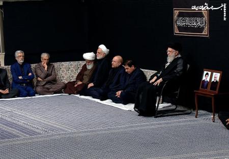  عزاداری شب هشتم محرم در محضر رهبر انقلاب برگزار شد 