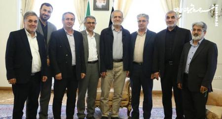دیدار نمایندگان اردبیل در مجلس با مسعود پزشکیان