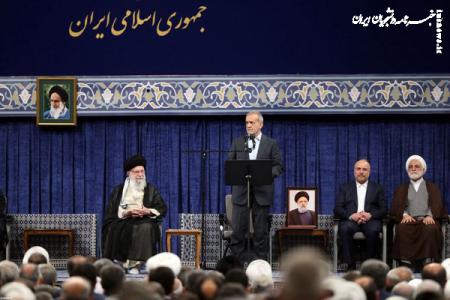 پزشکیان در مراسم تنفیذ: قول می‌دهیم راهی جز انصاف و عدالت نپوییم