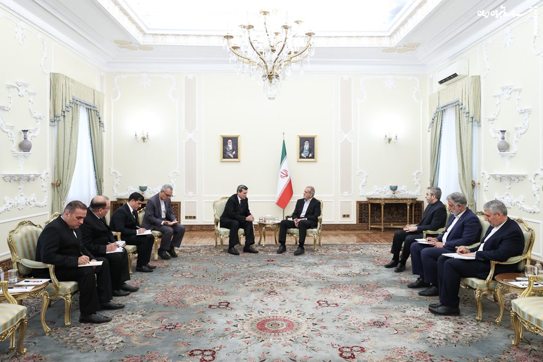 پزشکیان: اراده ما بر خواست بدخواهان روابط دوستانه ایران و ترکمنستان غلبه خواهد کرد