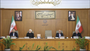 تصویری از «شهید هنیه» در جلسه امروز دولت