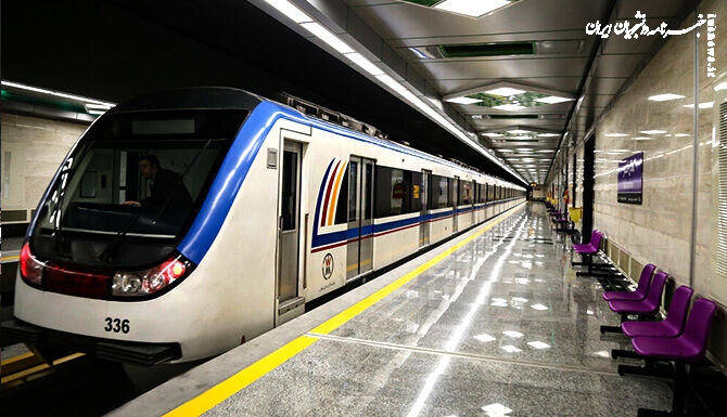 توقف موقت مسافرگیری در مترو میدان ولی‌عصر به دلیل آتش‌سوزی