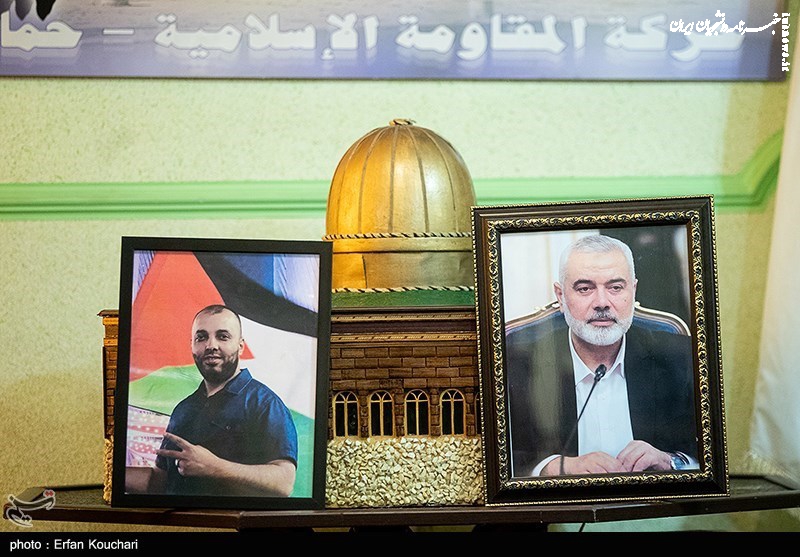  حضور سرپرست وزارت خارجه در دفتر حماس 