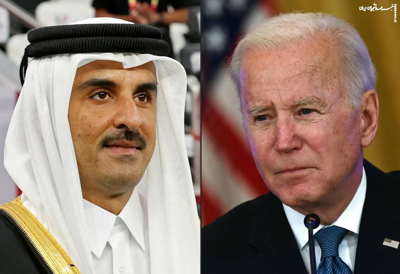 گفتگوی تلفنی بایدن و امیر قطر با محوریت پایان جنگ در غزه