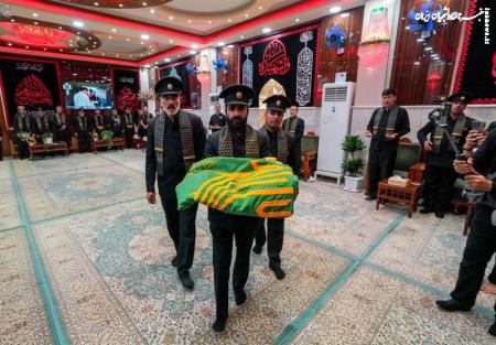 پرچم حرم مطهر رضوی به حرم مطهر علوی رسید