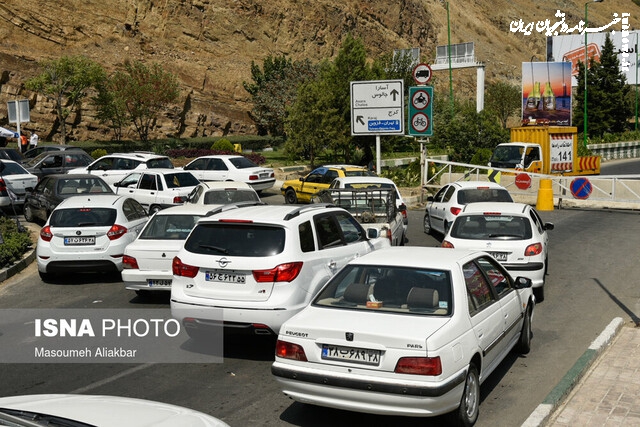 ترافیک سنگین در محورهای چالوس و رشت - قزوین