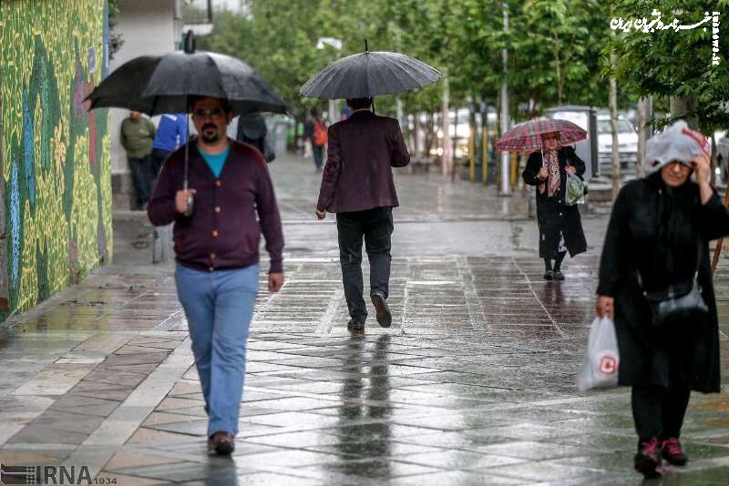  بارش باران و رعدوبرق در بیشتر تقاط کشور