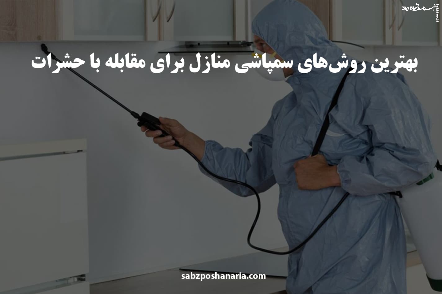 بهترین روش‌های سمپاشی منازل برای مقابله با حشرات