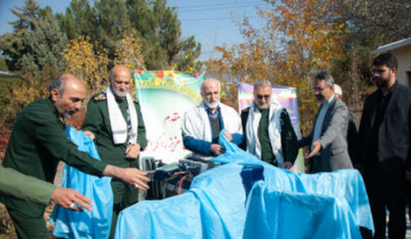 رونمایی از پهپاد جدید سپاه در مشهد +فیلم