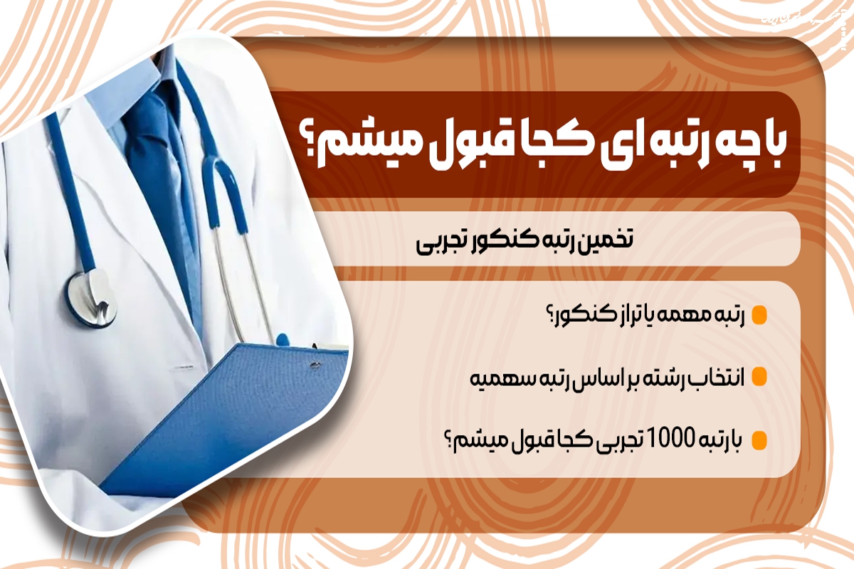 با چه رتبه ای کجا قبول میشم؟ تخمین رتبه تجربی ۱۴۰۴ !