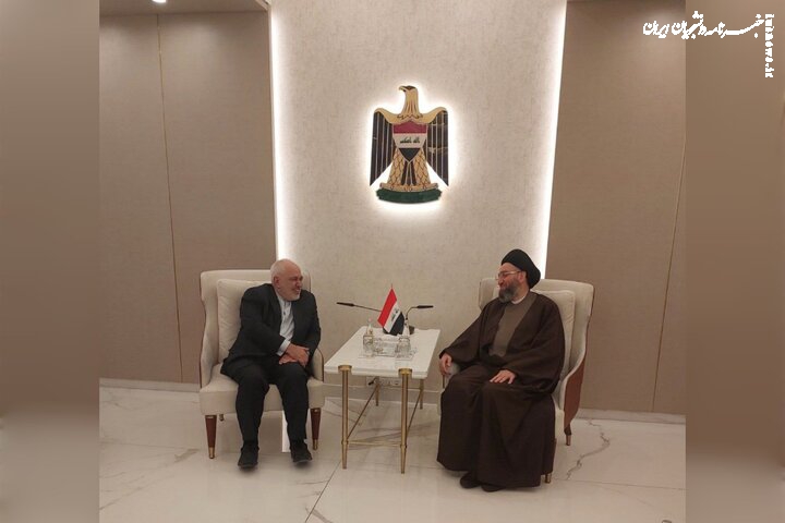 ظریف در عراق با عمار حکیم دیدار کرد