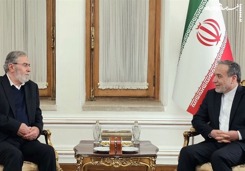 دیدار دبیرکل جنبش جهاد اسلامی فلسطین با عراقچی