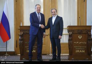 دیدار وزرای امور خارجه ایران و روسیه +عکس