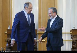 دیدار وزرای امور خارجه ایران و روسیه +عکس