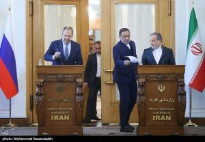 دیدار وزرای امور خارجه ایران و روسیه +عکس