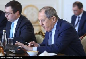 دیدار وزرای امور خارجه ایران و روسیه +عکس