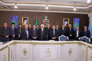 نشست کمیسیون امنیت ملی و سیاست خارجی مجلس با رئیس قوه قضائیه +عکس