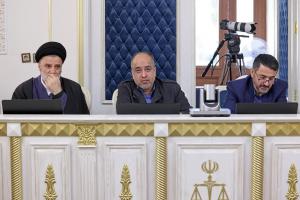 نشست کمیسیون امنیت ملی و سیاست خارجی مجلس با رئیس قوه قضائیه +عکس